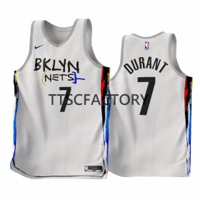 Dres Brooklyn Nets Kevin Durant 7 Nike 2022-23 City Edition Bijela Swingman - Muške